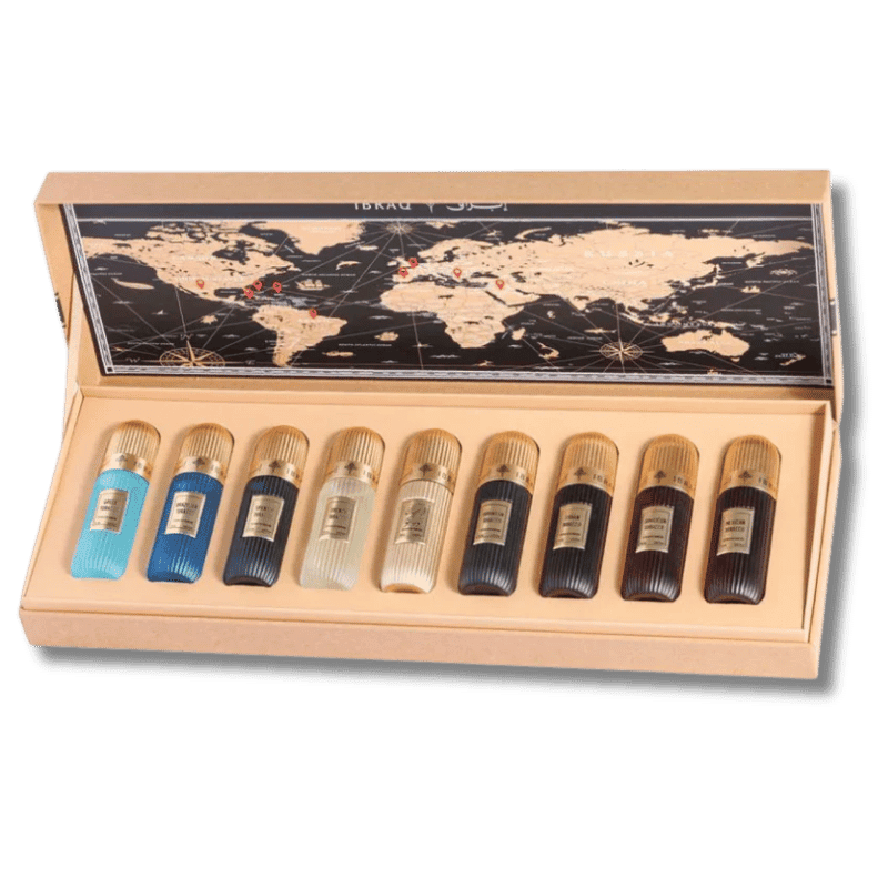 Ibraheem Al Qurashi Tobacco Collection Discovery Set 20ml x 9 | Mumtaz Aroma