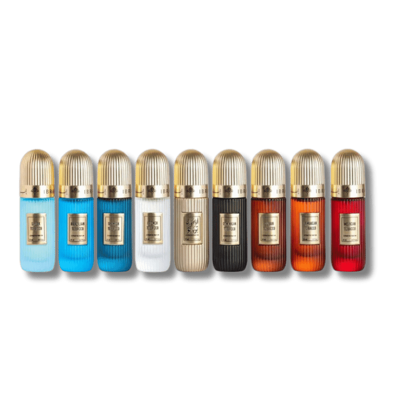 Ibraheem Al Qurashi Tobacco Collection Discovery Set 20ml x 9 | Mumtaz Aroma