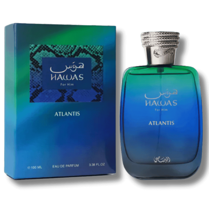 Rasasi Hawas Atlantis Eau De Parfum For Him | Mumtaz Aroma