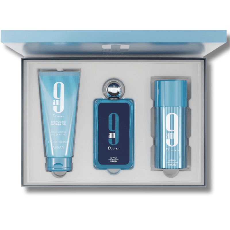 Afnan 9am Dive Eau De Parfum Gift Set Combo9 100ml | Mumtaz Aroma